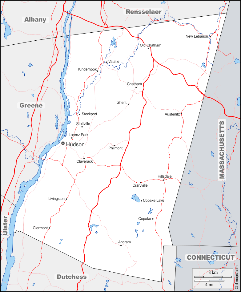 Columbia Map