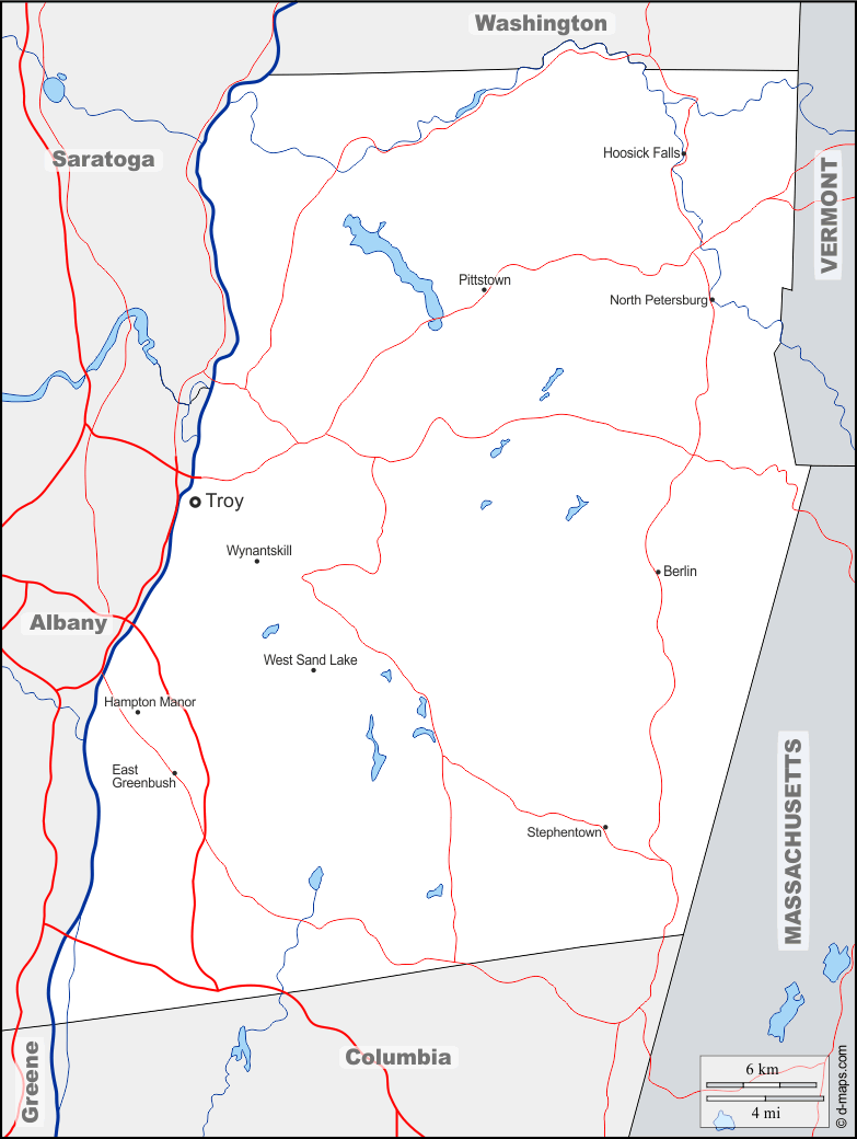 Saratoga Map